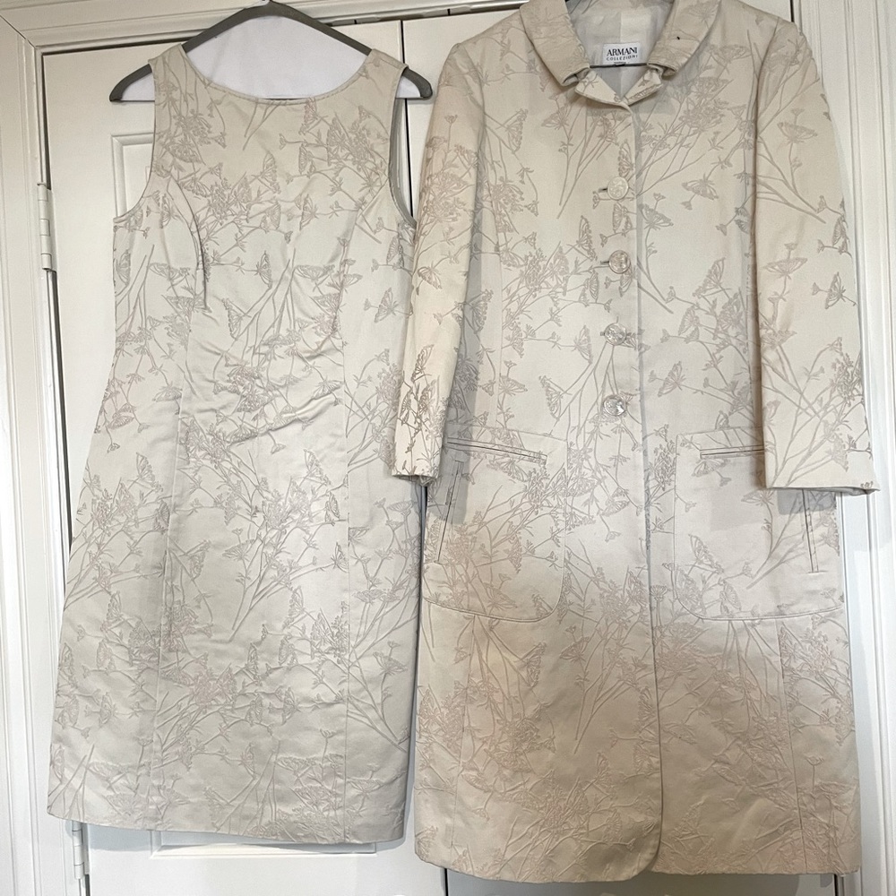 Armani Cream Dress and Jacket